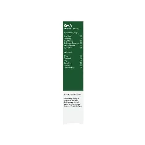 Q+a seaweed peptide eye gel żel pod oczy 15 ml dla kobiet