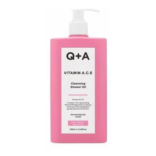 Vitamin a.c.e shower oil, 250ml - odżywczy olejek do mycia ciała z witaminami a,c,e Q+a