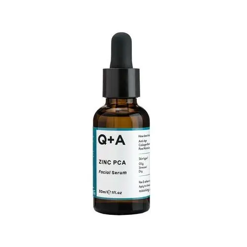 Q+A - Zinc PCA Facial Serum, 30ml - regenerujące serum do twarzy z cynkiem PCA