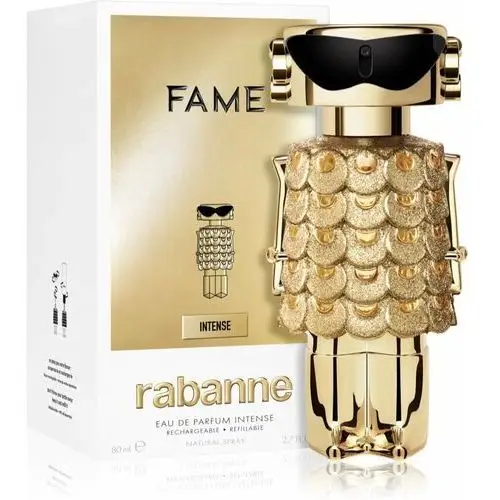 Rabanne fame intense woda perfumowana flakon napełnialny dla kobiet 80 ml