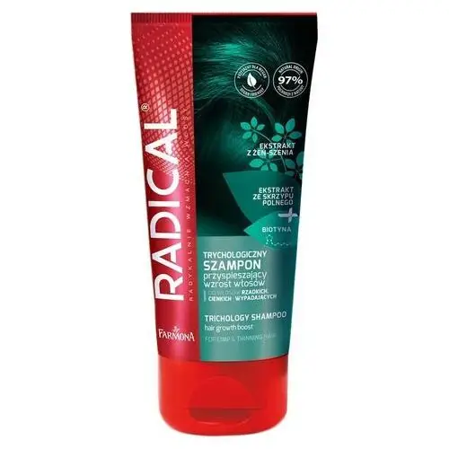 Farmona trychologiczny szampon przyspieszający wzrost włosów 200ml Radical