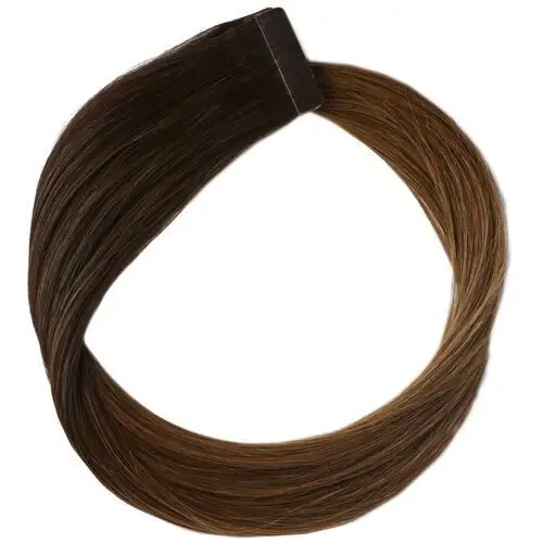 Rapunzel of Sweden Premium Tape Extensions - Classic 4 (40 cm) O2.3/5.0 Chocolate Brown Ombre, 10013.187
