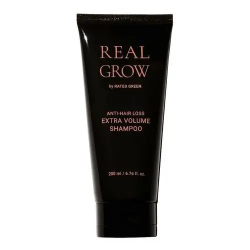 Real grow szampon przeciw wypadaniu włosów zwiększający objętość haarshampoo 200.0 ml Rated green