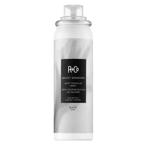 R+co bright shadows root touch-up spray black (59ml)