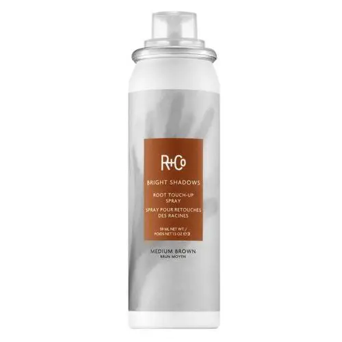 R+Co Bright Shadows Root Touch-Up Spray Medium Brown (59ml), 3123