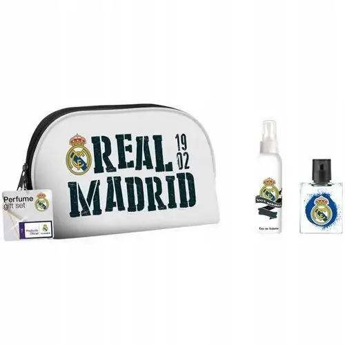 Real Madrid Zestaw Perfum dla Chłopaka Piłkarza perfumy kosmetyczka