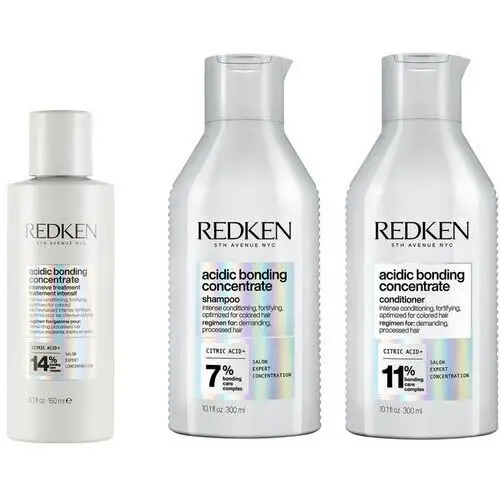 Redken acidic bonding concentration with pre-shampoo set