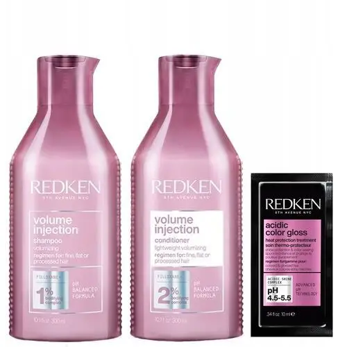 Redken Volume szampon i odżywka do włosów cienkich większa objętość+