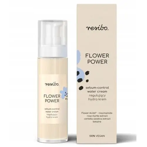 Resibo Regulujący hydro krem Flower Power 50ml