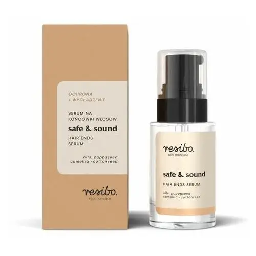 Resibo - safe & sound serum wygładzające i zabezpieczające końcówki włosów, 15 ml