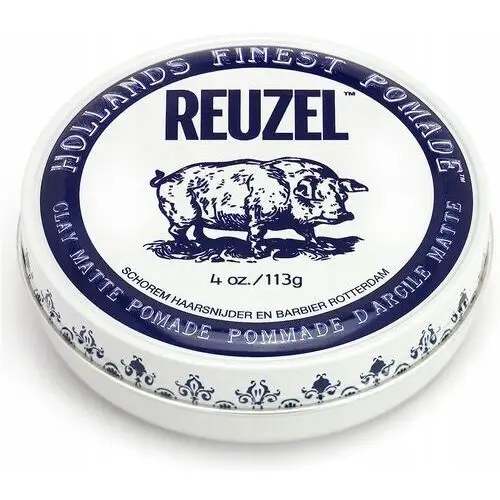 Reuzel Clay Matte Pomade Pig Biała Glinka Matująca 113g