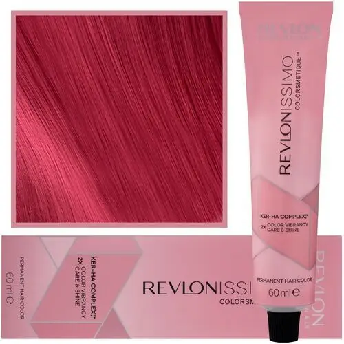 Farba kremowa z utleniaczem do włosów Revlon Professional Revlonissimo Cromatics C50-Purple Red 60 ml . Farba do włosów, kolor czerwień