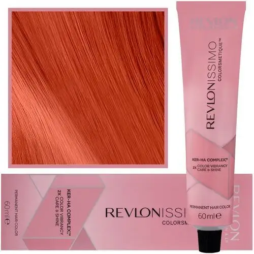 Farba kremowa z utleniaczem do włosów Revlon Professional Revlonissimo Cromatics C46-Tangerine Red 60 ml . Farba do włosów