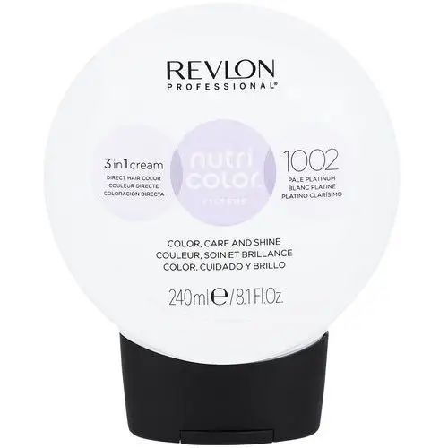 Revlon Nutri Color Mask - Maska koloryzująca do włosów, 240ml 1002 Blady Platynowy