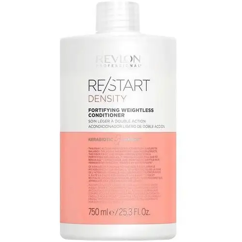 Revlon restart density fortifying - odżywka wzmacniająca włosy, 750ml