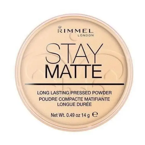 Rimmel stay matte powder puder prasowany 001 transparent 14g