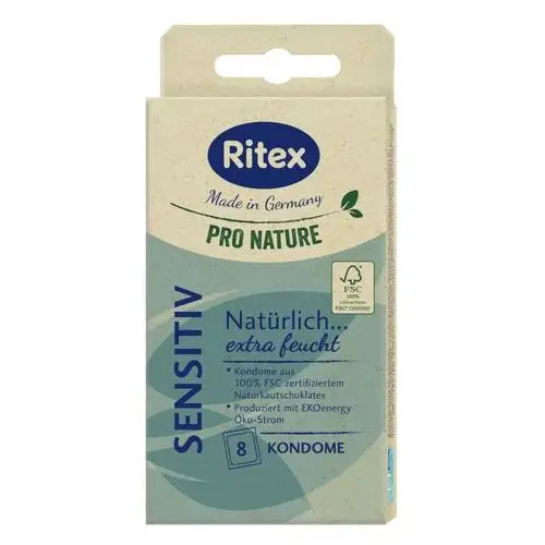 Ritex pro nature sensitive - prezerwatywa (8 sztuk)