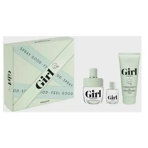 Rochas Zestaw girl eau de toilette spray 100 ml + miniatura 4.5 ml + żel pod prysznic 100 ml . perfumy damskie