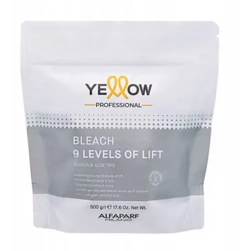 Rozjaśniacz do włosów w proszku Alfaparf Yellow Bleach 9 tonów 500g