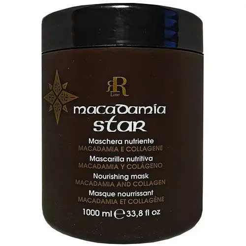Macadamia star regenerująca maska do włosów zniszczonych 1000 ml Rr line