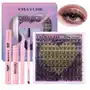 Rzęsy Bondingowe Zestaw Startowy Rzęsy Diy 120 Kępek D Curl Cluster Lashes Sklep