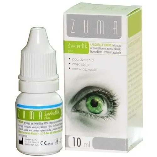 Zuma świetlik plus krople do oczu 10ml S-lab