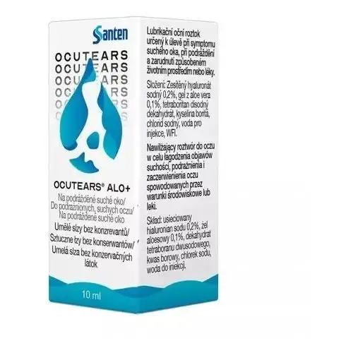 Ocutears alo+ 0,2% pfmd krople do oczu 10ml Santen s.a