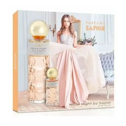 Saphir, Muse Night Pour Femme, zestaw prezentowy Perfum, 2 Szt