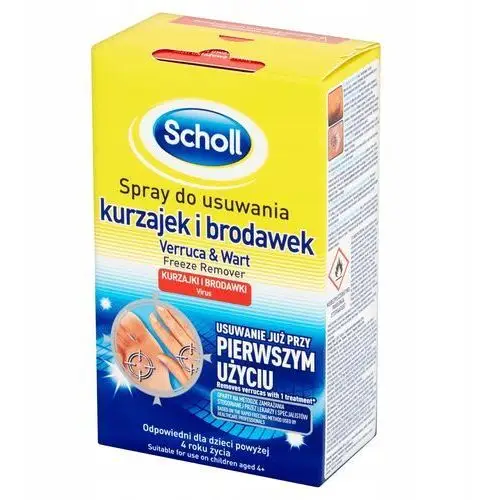 Scholl Spray na Kurzajki i Brodawki 80ml Zamrażanie i Usuwanie