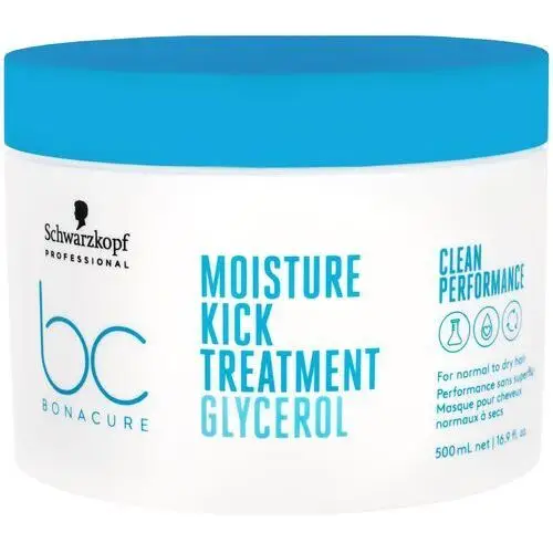 Schwarzkopf bc moisture kick treatment glycerol mask - maska do włosów nawilżająca 500ml, 2709255