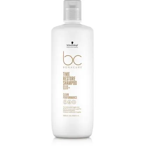 Schwarzkopf bc time restore - oczyszczający szampon do włosów z koenzymem q10+, 1000ml, 2708437