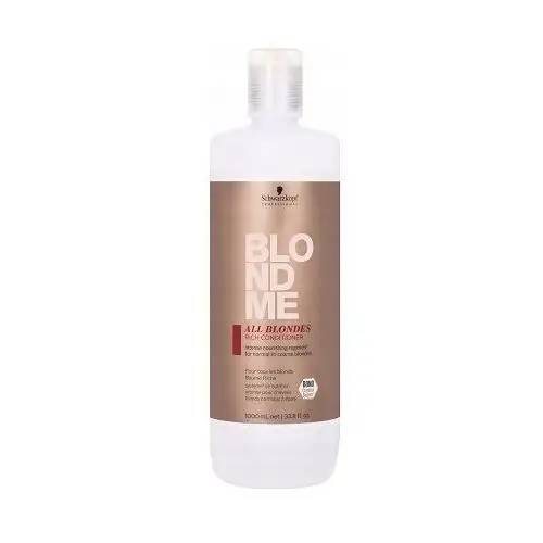 Schwarzkopf Blondme All Blondes Rich Odżywka do włosów blond 1000ml