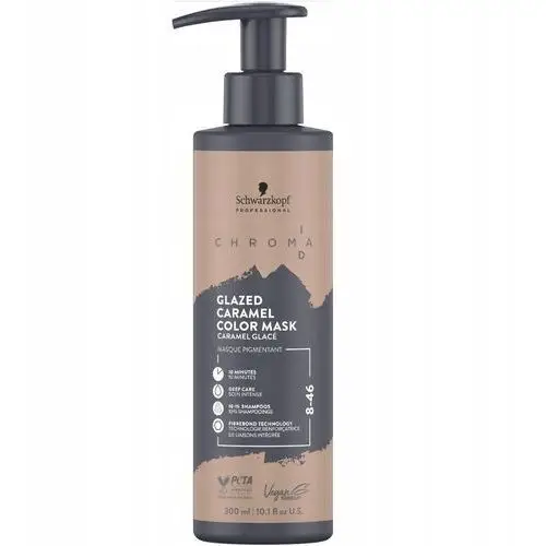 Schwarzkopf Chroma ID Maska koloryzująca do włosów 8-46 300ml Glazed Carame