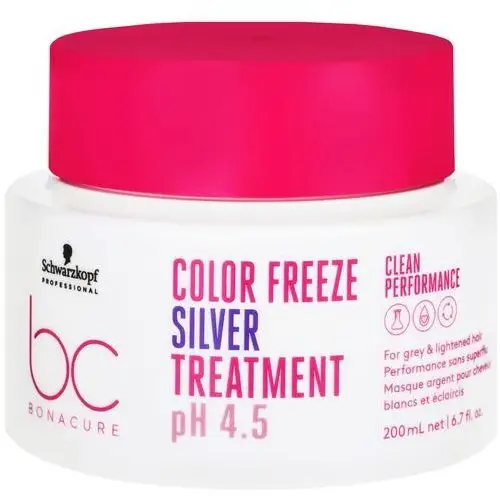 Schwarzkopf color freeze silver treatment ph 4,5 - maska do włosów siwych 200ml