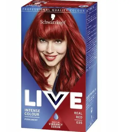 Farba do włosów 035 Real Red Schwarzkopf, kolor czerwień