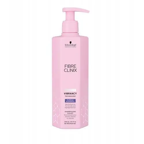 Schwarzkopf Fibre Clinix Vibrancy fioletowy szampon do włosów 300ml