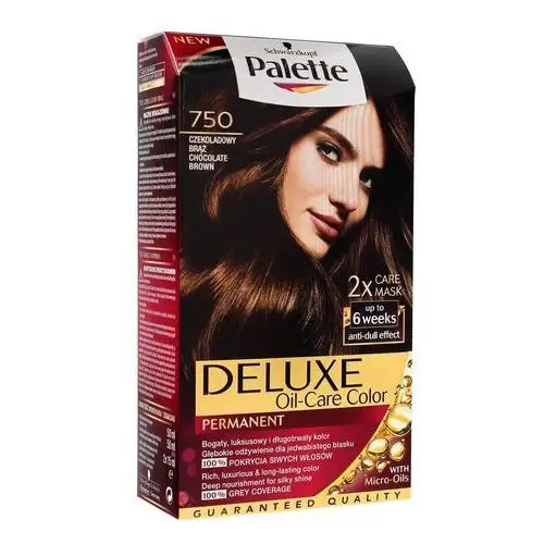 Palette deluxe farba do włosów czekoladowy brąz nr 750 1 op. - Schwarzkopf