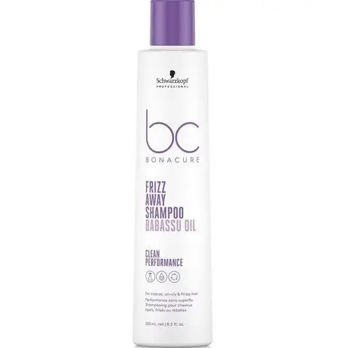 Schwarzkopf professional bc bonacure, frizz away shampoo (250 ml)