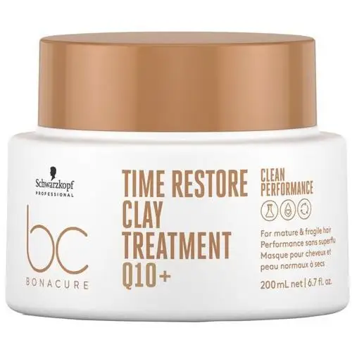 Bc bonacure time restore clay treatment q10+ (200ml) Schwarzkopf professional