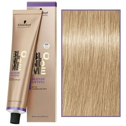 SCHWARZKOPF PROFESSIONAL, BLONDME, Blonde Lifting Baza rozjaśniająca w kremie, Ice-Irise 60 ml, kolor blond