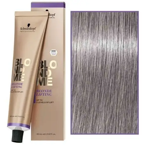 Schwarzkopf professional blondme lifting krem rozświetlający do włosów blond odcień steel blue 60 ml