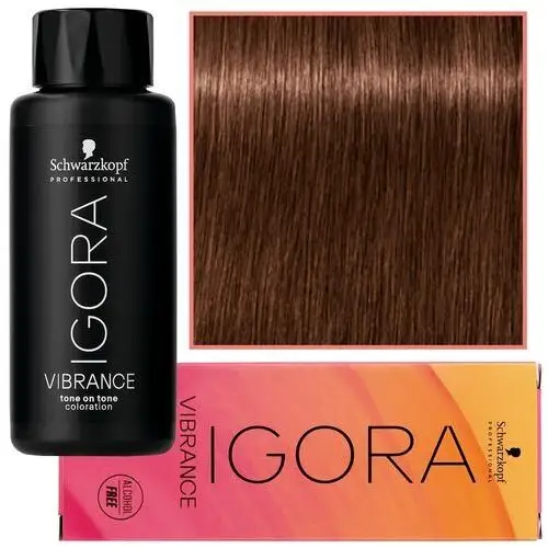 Schwarzkopf Professional Igora Vibrance – półtrwała farba do włosów bez amoniaku, 60ml 6-68