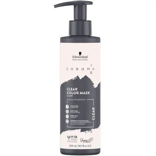 Schwarzkopf professional Schwarzkopf chroma id color mask - maska koloryzująca do włosów, 300ml clear