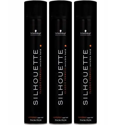 Schwarzkopf Silhouette lakier do włosów 3x750ml