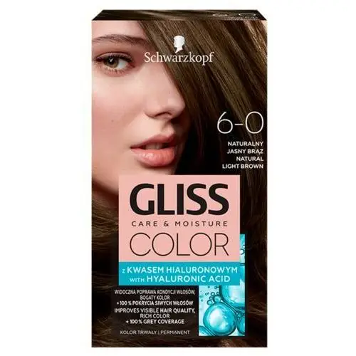 Smakeup.pl Gliss Color krem koloryzujący do włosów 6-0 Naturalny Jasny Brąz