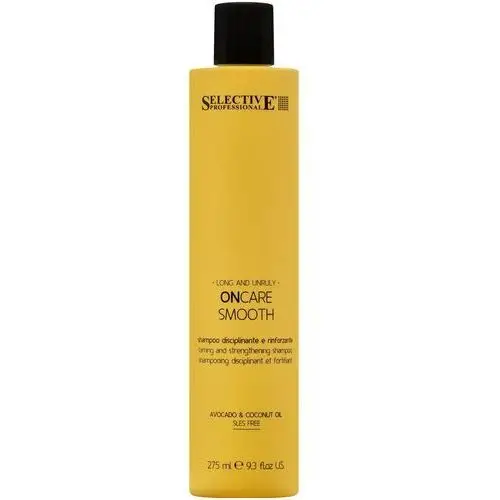 Selective long and unruly on care smooth - szampon wygładzający do włosów, 275ml