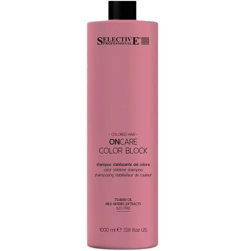 Selective On Care Color Block - szampon stabilizujący kolor włosów farbowanych, 1000ml