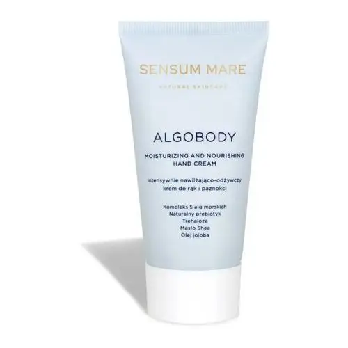Sensum mare - algobody moisturizing and nourishing hand cream - intensywnie nawilżająco-odżywczy krem do rąk i paznokci, 50 ml