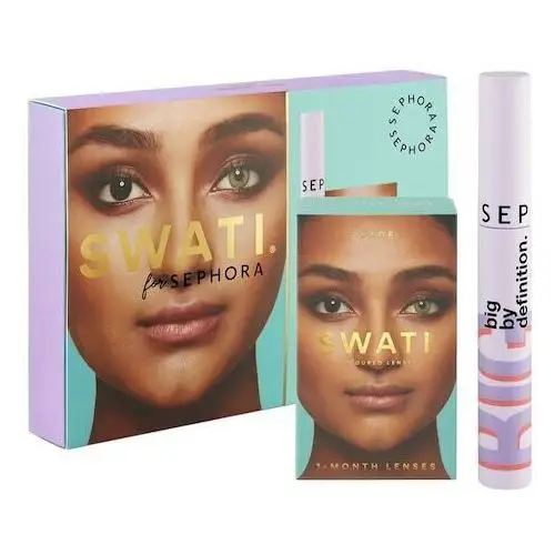 SWATI for SEPHORA - Zestaw kolorowych soczewek i tuszu do rzęs