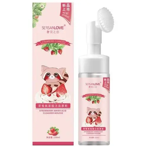 Pianka do mycia twarzy Strawberry 150 ml Sersanlove